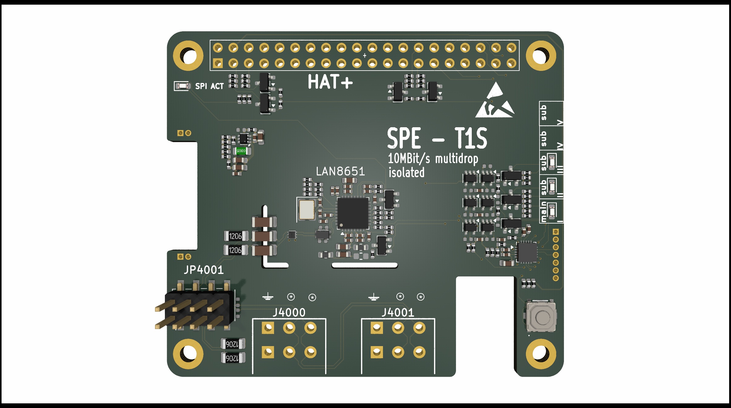 10BaseT1S Industrial HAT++